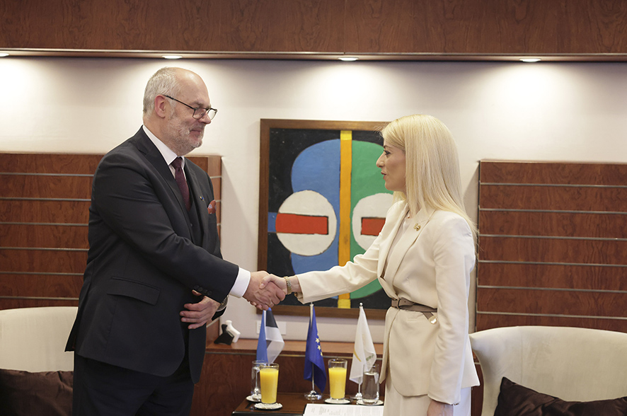 Η Πρόεδρος της Βουλής των Αντιπροσώπων είχε συνάντηση με τον Πρόεδρο της Δημοκρατίας της Εσθονίας - 27/03/2024