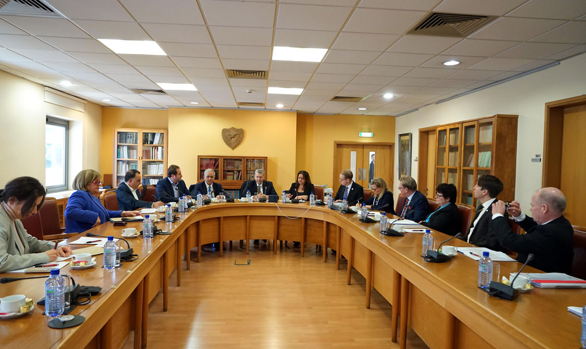 Συνάντηση του Προέδρου και Μελών της Ομάδας Φιλίας Κύπρου – Σουηδίας, με αντιπροσωπεία Σουηδικού Κοινοβουλίου - 20/2/2017