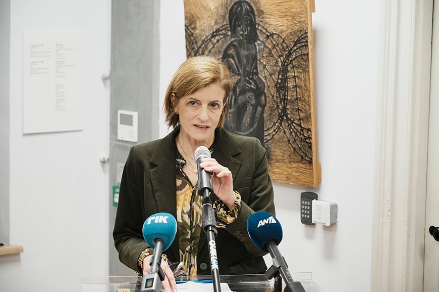 Speech by Ms. Irene Orati, Art Historian, President of A. Tassos Foundation at the opening of the exhibition entitled “Prosfigosimo: A stamp for the refugees of Cyprus, the story of a symbol” - 27/03/2023