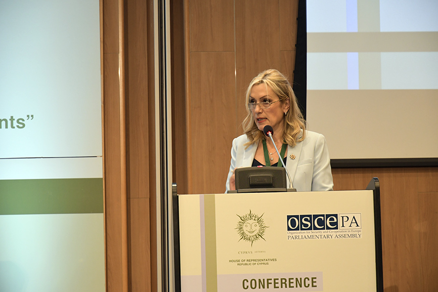 Keynote speech by OSCE PA Vice President Mrs Irene Charalambides at the International Conference on Combating Corruption Defending Democracy: The role of National Parliaments - 27/05/2022