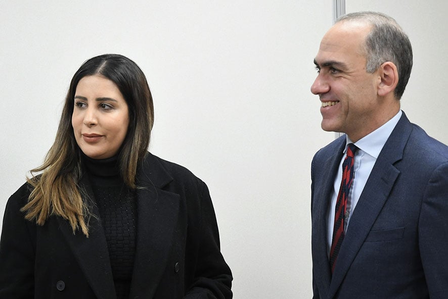 Συνάντηση του βουλευτή κ. Χάρη Γεωργιάδη με την Πρόεδρο της Επιτροπής Εξωτερικών, Άμυνας, Ισλαμικών Υποθέσεων και Διασποράς της Βουλής των Αντιπροσώπων του Μαρόκου κα Nadia Bouaida - 13/12/2022