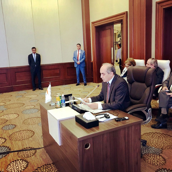 Παρέμβαση Προέδρου Βουλής για την Ενέργεια, στην 1η Τριμερή Συνάντηση Προέδρων Κοινοβουλίων Ιορδανίας, Ελλάδας, Κύπρου - 15/4/2019