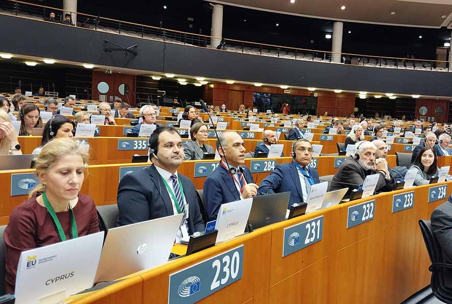 Μέλη αντιπροσωπίας της ΒτΑ παρενέβησαν στις εργασίες της 71ης Διάσκεψης των Επιτροπών Ευρωπαϊκών Υποθέσεων των Κοινοβουλίων των Χωρών Μελών της Ευρωπαϊκής Ένωσης (COSAC) - 26/03/2024